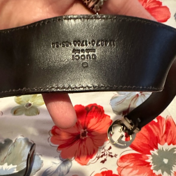 gucci belt (web trim belt) - Picture 4 of 4